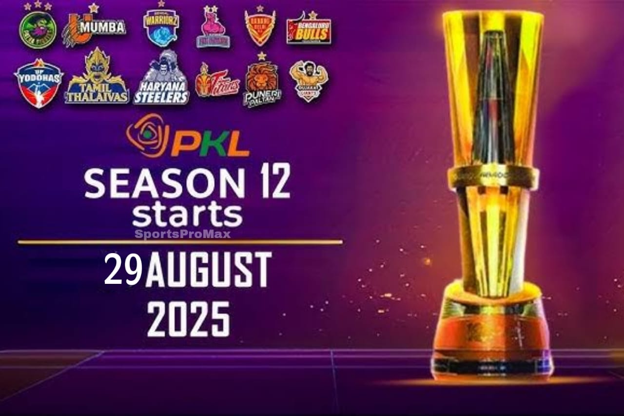 Pro Kabaddi League 2025 Start Date Announcement – PKL Season 12 Begins August 29