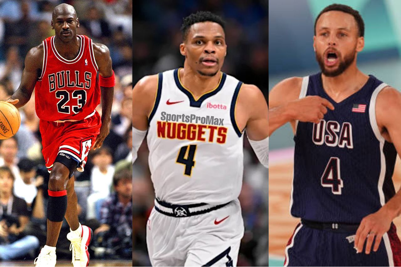 NBA stars on the court with wealth symbols, showcasing the richest NBA players 2025.