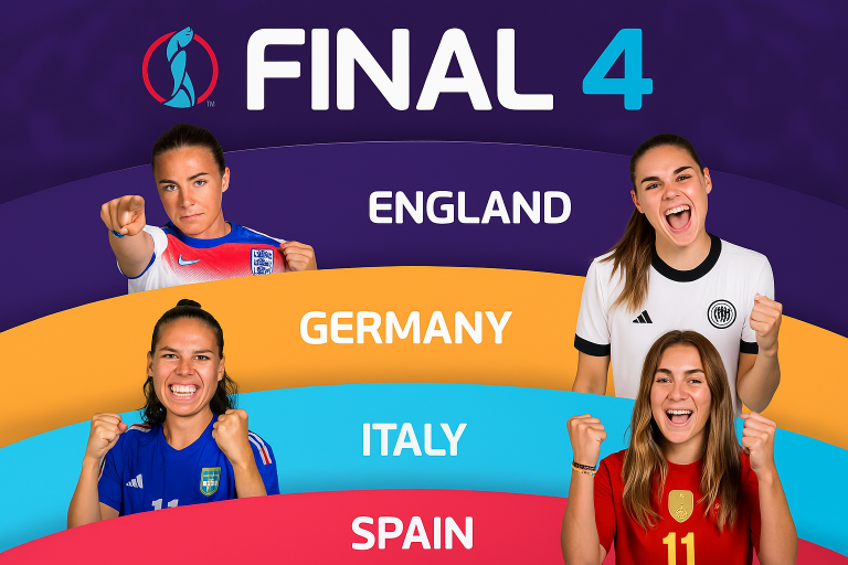 Women’s EURO 2025 Semi-Finals Confirmed: Fixtures, Kickoff Times & Full Preview