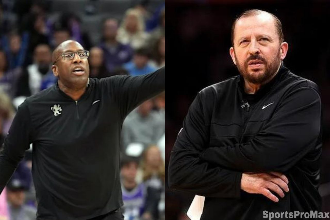 Mike Brown coaching on the sidelines, new Knicks head coach 2025 season replacing Tom Thibodeau