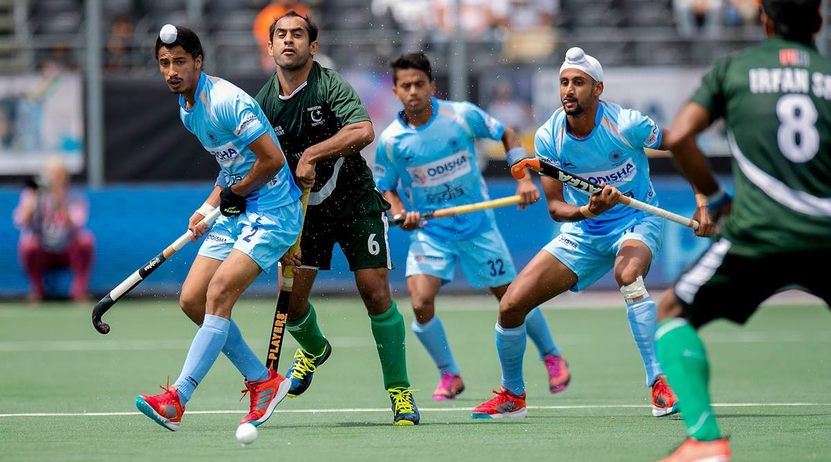 Pakistan hockey team in India