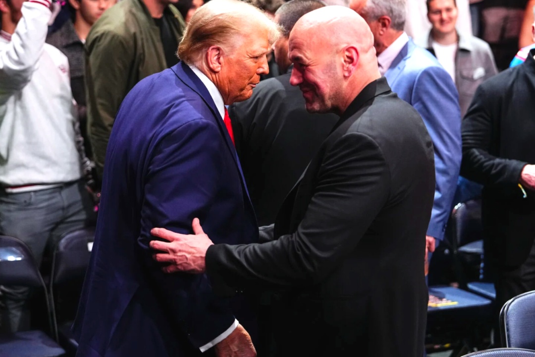 Dana White and Donald Trump