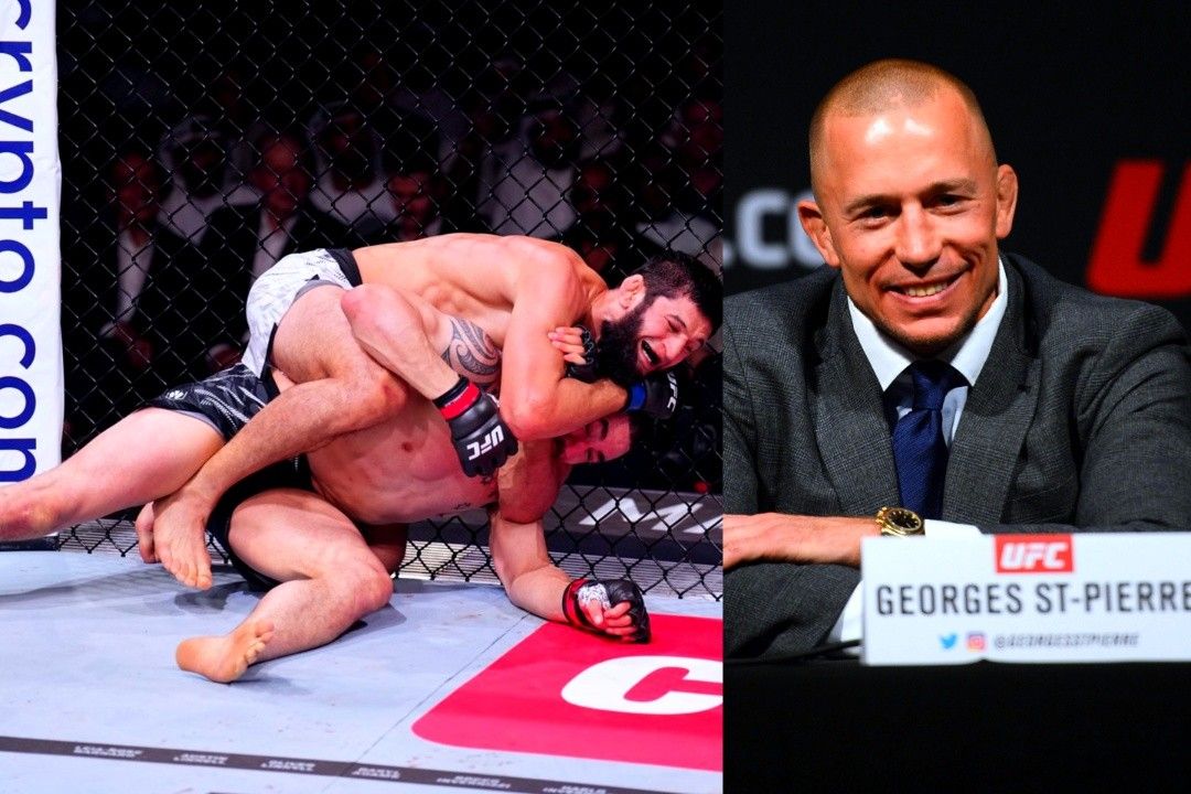 Georges St-Pierre's coach lauds Khamzat Chimaev as best middleweight