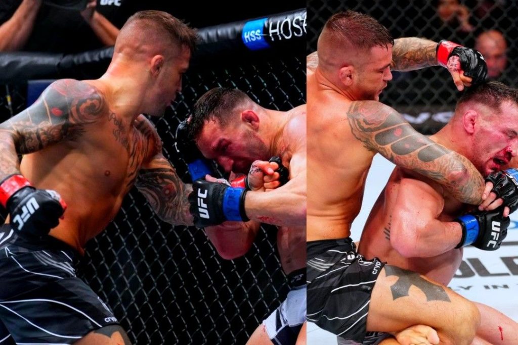 Dustin Poirier's Best 5 UFC Fights: Looking Back After His Retirement 9 One of Dustin Poirier's best 5 UFC fights was a barnburner vs. Michael Chandler